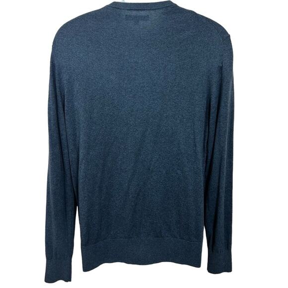 Tommy John Second Skin Crewneck Sweater Sz Medium Blue Cotton Blend - Picture 5 of 5